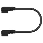 Accessoires divers boîtier Corsair iCue Link Slim 90° connectors Cable 135 mm (x 2) - Autre vue