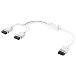 Accessoires divers boîtier Corsair iCue Link Y Cable 600mm - Blanc - Autre vue