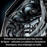 Ventilateur Boîtier Arctic P12 Max - 5 Pack - Noir - Autre vue