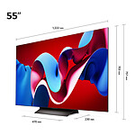 TV LG OLED55C4 + LG S70TY - TV OLED 4K UHD HDR - 139 cm - Barre de son - Autre vue