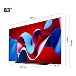 TV LG OLED83C4 - TV OLED 4K UHD HDR - 210 cm - Autre vue