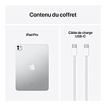 Tablette Apple iPad Pro M4 2024 11 pouces Wi-Fi - 2 To - Argent - Autre vue