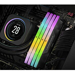 Mémoire Corsair Vengeance RGB Black - 2 x 32 Go (64 Go) - DDR5 5600 MHz - CL36 - Autre vue