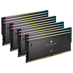 Mémoire Corsair Dominator Titanium RGB Black - 4 x 24 Go (96 Go) - DDR5 6400 MHz - CL32 - Autre vue