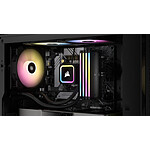 Mémoire Corsair Dominator Titanium RGB Black - 4 x 24 Go (96 Go) - DDR5 6400 MHz - CL32 - Autre vue