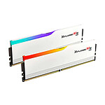 Mémoire G.Skill Ripjaws M5 RGB White - 2 x 32 Go (64 Go) - DDR5 5200 MHz - CL40 - Autre vue