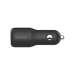 Chargeur Belkin Chargeur Allume cigare 42W - USB-C 30W + USB-A 12W - Noir - Autre vue