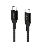 Câble USB Belkin Câble USB-C vers USB-C 240W - renforcé (noir) - 2 m - Autre vue