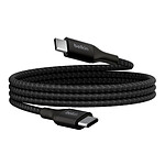 Câble USB Belkin Câble USB-C vers USB-C 240W - renforcé (noir) - 2 m - Autre vue