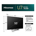 TV Hisense 55U7NQ - TV 4K UHD HDR - 139 cm - Autre vue