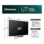 TV Hisense 65U7NQ - TV 4K UHD HDR - 164 cm - Autre vue