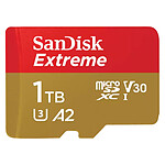 Carte mémoire SanDisk Extreme microSDXC UHS-I U3 1 To + Adaptateur SD - Autre vue