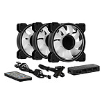 Ventilateur Boîtier AeroCool Mirage 12 ARGB Pro - Pack de 3 + contrôleur - Autre vue