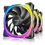 Ventilateur Boîtier Antec Fusion 120 ARGB - Noir - Pack de 3 + contrôleur - Autre vue