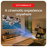 Vidéoprojecteur LG HU710PB CineBeam Q - Laser DLP  UHD 4K -  500 Lumens - Autre vue