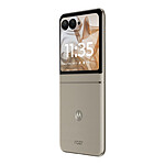 Smartphone Motorola Razr 50 Beige sable - 256 Go - 8 Go - Autre vue