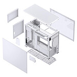 Boîtier PC Jonsbo D31 Mesh - Blanc - Autre vue