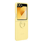 Coque et housse Samsung Coque Silicone avec Anneau Jaune Galaxy Z Flip6 - Autre vue