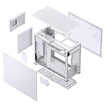 Boîtier PC Jonsbo D31 Std Screen - Blanc - Autre vue