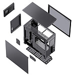 Boîtier PC Jonsbo D41 Mesh Screen - Noir - Autre vue