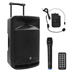 Enceinte sans fil BoomTone DJ TravelSound15-VHF + DJ UHF Solo F1 - Autre vue