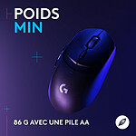 Souris PC Logitech G G309 Lightspeed - Noir - Autre vue