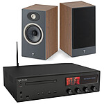 Mini-chaine Taga Harmony HTR-1500CD Noir + Focal Theva N°1 Dark Wood - Autre vue