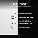 Boîtier PC Corsair 2500X - Blanc/Aluminium - Autre vue