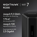 Routeur et modem Netgear Nighthawk Wi-Fi 7 RS300 - Autre vue