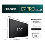 TV Hisense 85E7NQ Pro - TV 4K UHD HDR - 215 cm - Autre vue