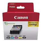 Cartouche d'encre Canon PGI-580BK/CLI-581 - Multipack - Autre vue