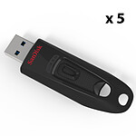 Clé USB SanDisk Clé Ultra USB 3.0 32 Go (x 5) - Autre vue