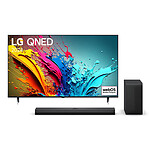 TV LG 75QNED85 + S70TY - TV 4K UHD HDR - 189 cm - Barre de son 3.1.1 - Autre vue