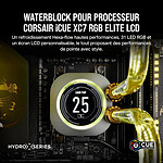 Watercooling Custom Corsair iCUE XC7 Elite LCD - Noir - Autre vue