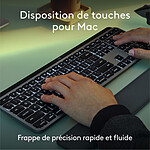 Clavier PC Logitech MX Keys S for Mac - Gris Pâle - Autre vue