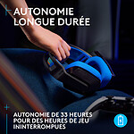 Casque micro Logitech G G535 Lightspeed - Noir/Bleu - Autre vue