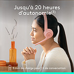 Casque micro Logitech Zone 300 - Rose - Autre vue