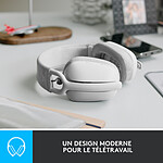 Casque micro Logitech Zone Vibe 100 - Blanc - Autre vue