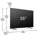 TV Hisense 55E77KQ Pro - TV 4K UHD HDR - 139 cm   - Autre vue