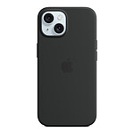 Coque et housse Apple Coque en silicone avec MagSafe pour iPhone 15 - Noir - Autre vue