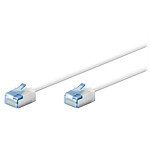 Câble RJ45 Goobay Câble RJ45 Slim Cat 6a U/FTP  - 7.5 m - Blanc - Autre vue