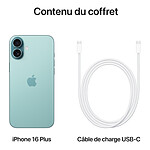 Smartphone Apple iPhone 16 Plus Sarcelle - 128 Go - Autre vue