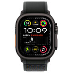 Montre connectée Apple Watch Ultra 2 GPS + Cellular 49 mm - Titane Noir - Bracelet Trail Noir M/L - Autre vue