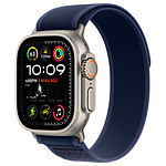 Montre connectée Apple Watch Ultra 2 GPS + Cellular 49 mm - Titane Naturel - Bracelet Trail Bleu S/M - Autre vue