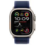 Montre connectée Apple Watch Ultra 2 GPS + Cellular 49 mm - Titane Naturel - Bracelet Trail Bleu S/M - Autre vue