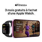 Montre connectée Apple Watch Series 10 GPS - Aluminium Argent - Bracelet  Sport Denim - 42 mm - Taille S/M - Autre vue