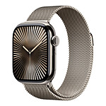 Montre connectée Apple Watch Series 10 GPS  + Cellular - Titane Naturel - Bracelet Milanais - 42 mm - Autre vue