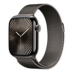 Montre connectée Apple Watch Series 10 GPS  + Cellular - Titane Ardoise - Bracelet Milanais - 42 mm - Autre vue