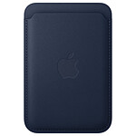 Coque et housse Apple Porte-cartes en tissage fin avec MagSafe pour Apple iPhone - Bleu - Autre vue