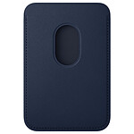 Coque et housse Apple Porte-cartes en tissage fin avec MagSafe pour Apple iPhone - Bleu - Autre vue